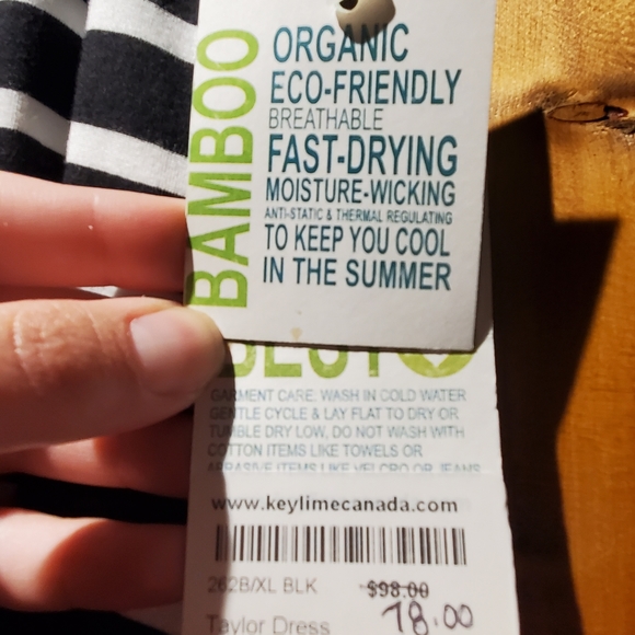 BAMBOO MAXI DRESS SZ XL - Picture 2 of 3